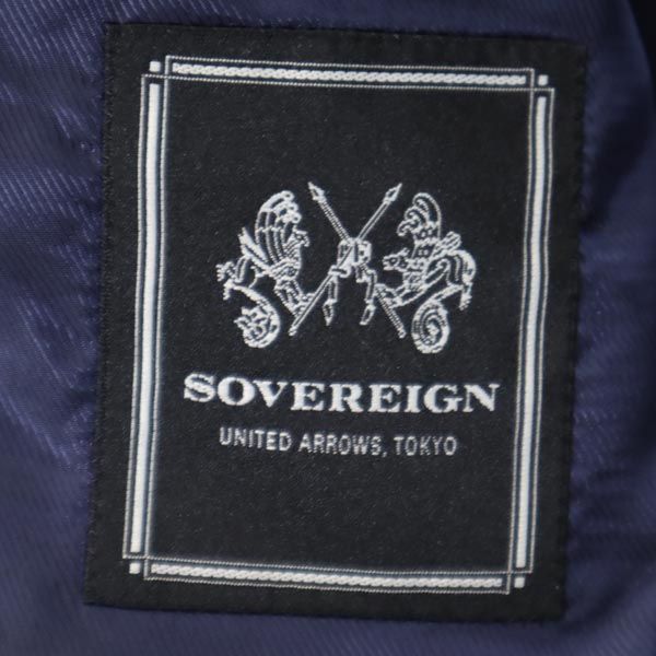 SOVEREIGN UNITED ARROWS ソブリン ユナイテッドアローズ ウール スーツ 上下 セットアップ 48 ネイビー メンズ
