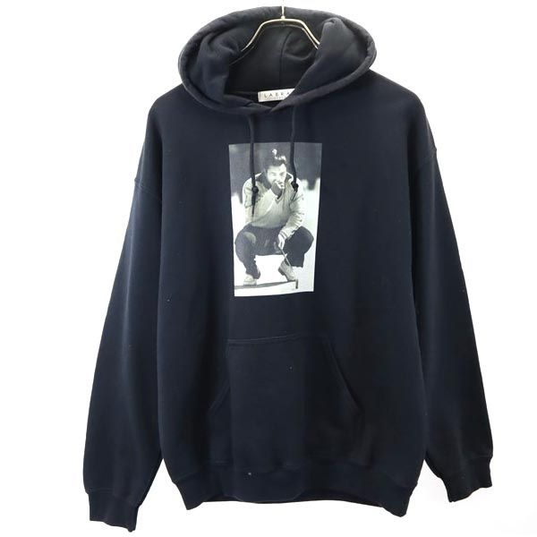 LABRAT ラブラット 千代の富士 長袖 スウェットパーカー M ブラック系 裏起毛 メンズ