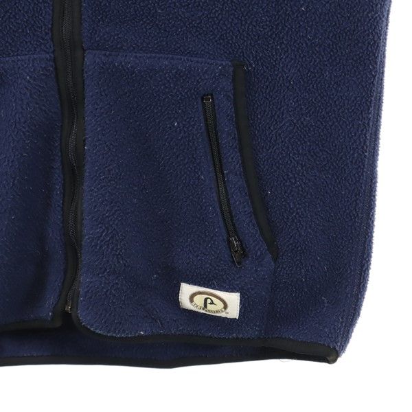 バートピューリッツァー 90s USA製 オールド フリースジャケット L ネイビー BERT PULITZER ボア メンズ