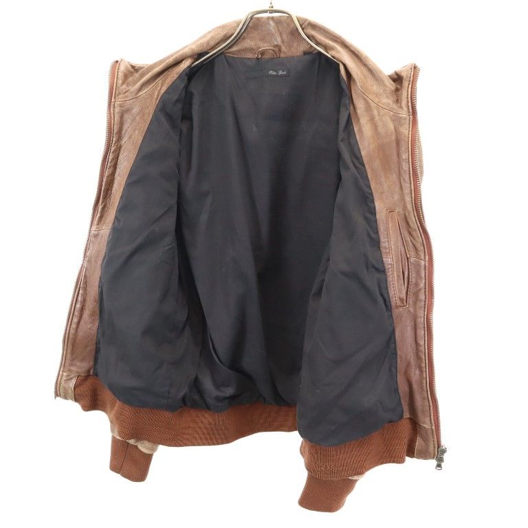 Retro Grade レトログレード 牛革 レザージャケット S ブラウン メンズ