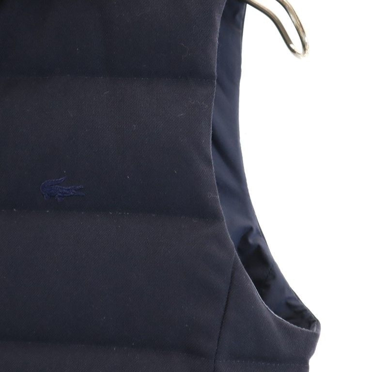 LACOSTE ラコステ リバーシブル ウールブレンド ダウンベスト 36 ネイビー メンズ