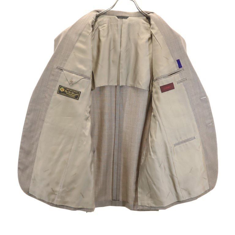 Durban ダーバン 日本製 ウール ストライプ柄 スーツ 上下 セットアップ 上94A6/下92A5 グレー メンズ