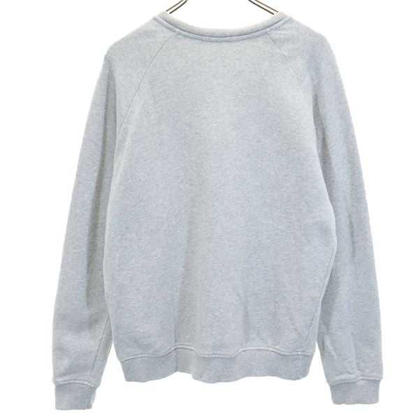 MSGM エムエスジーエム イタリア製 プリント 長袖 トレーナー S グレー スウェット メンズ