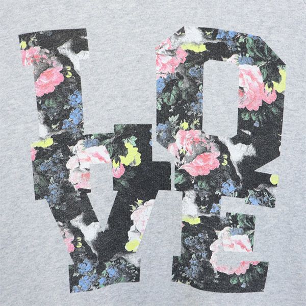 MSGM エムエスジーエム イタリア製 プリント 長袖 トレーナー S グレー スウェット メンズ