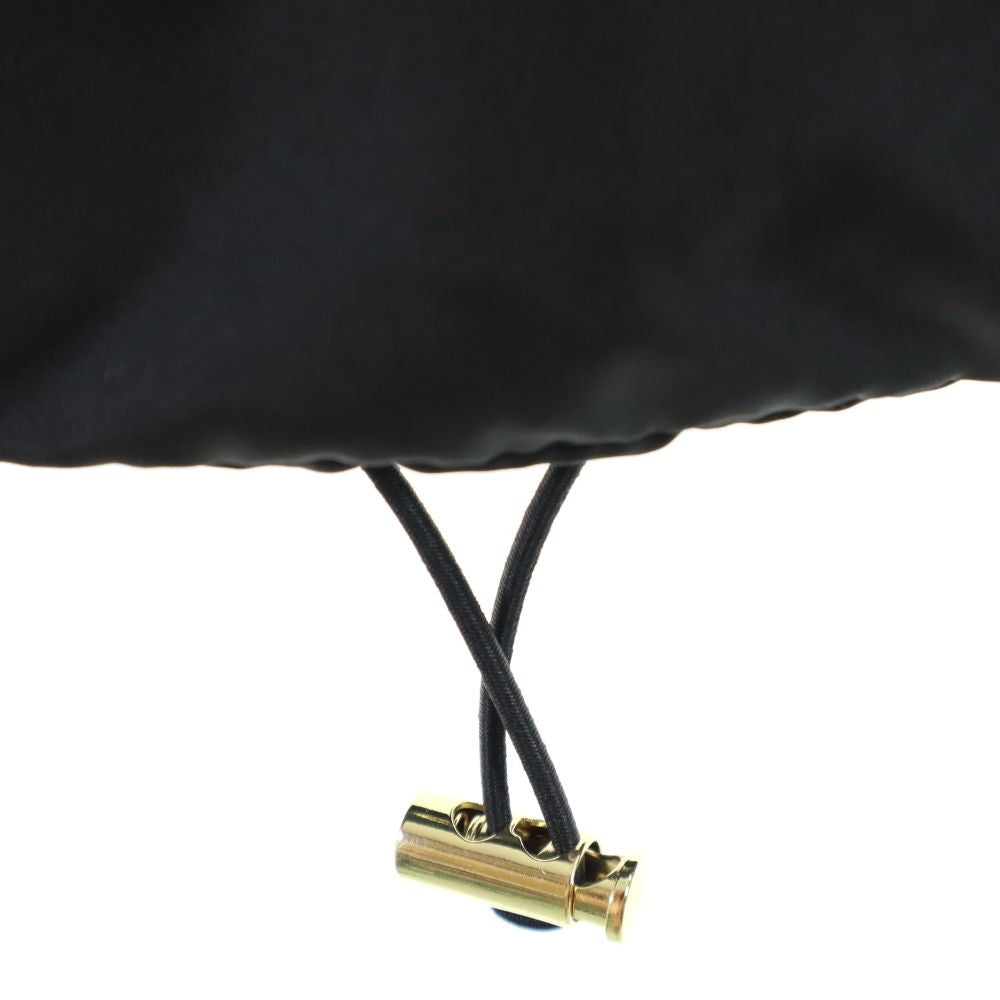 未使用 ミュエルシック フェイクファー 中綿 ベスト F ブラック Muel Chic フード タグ付き レディース