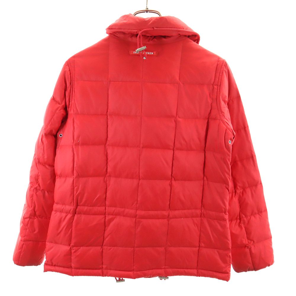 ラルフローレン ダウンジャケット XS レッド RALPH LAUREN フード メンズ