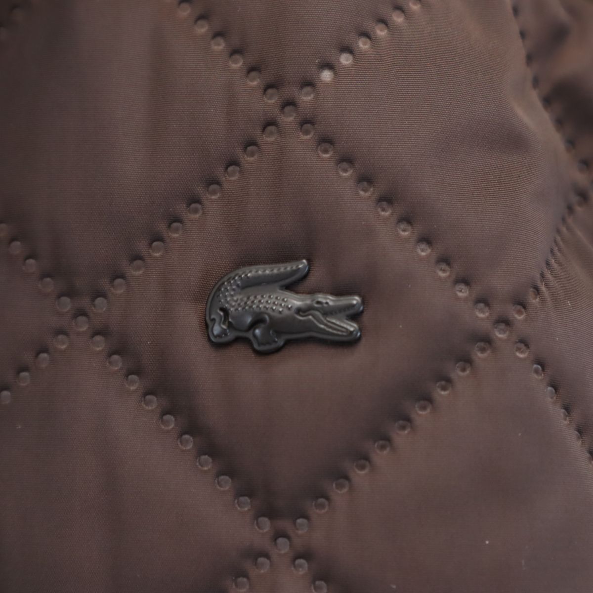 LACOSTE ラコステ 中綿ジャケット 38 ブラウン レディース
