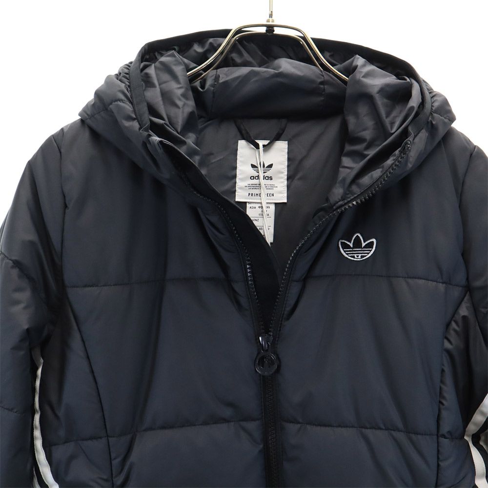 未使用 アディダス トレフォイルロゴ タグ付き 中綿ジャケット M ブラック adidas メンズ