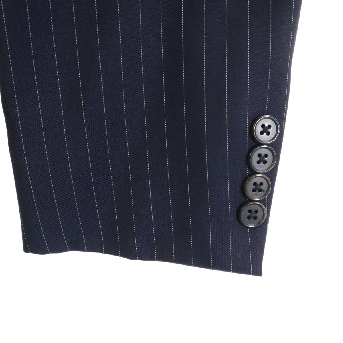 Brooks Brothers ブルックスブラザーズ ウールブレンド 長袖 テーラードジャケット ネイビー メンズ