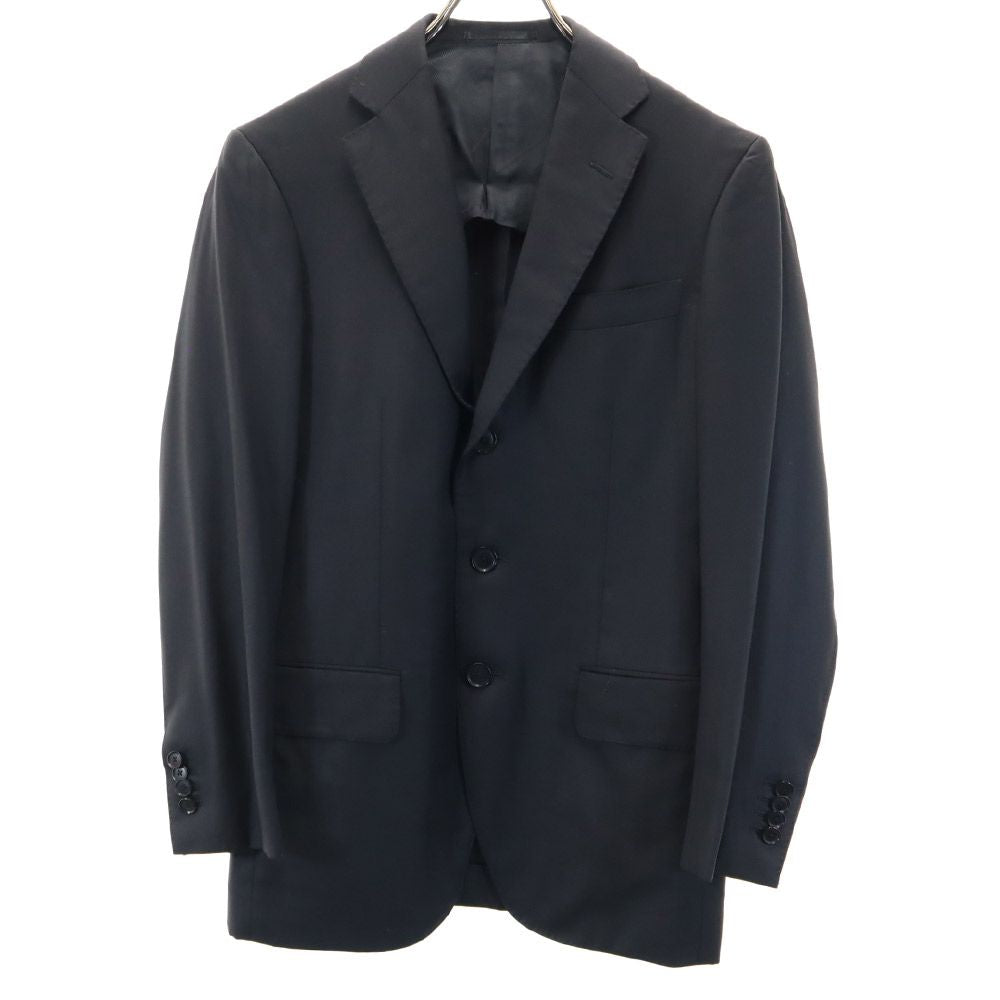 TOMORROWLAND トゥモローランド ウール パンツスーツ 上下 セットアップ 42 黒 メンズ