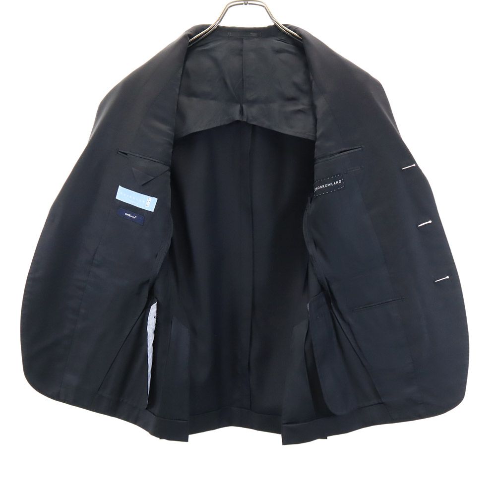 TOMORROWLAND トゥモローランド ウール パンツスーツ 上下 セットアップ 42 黒 メンズ