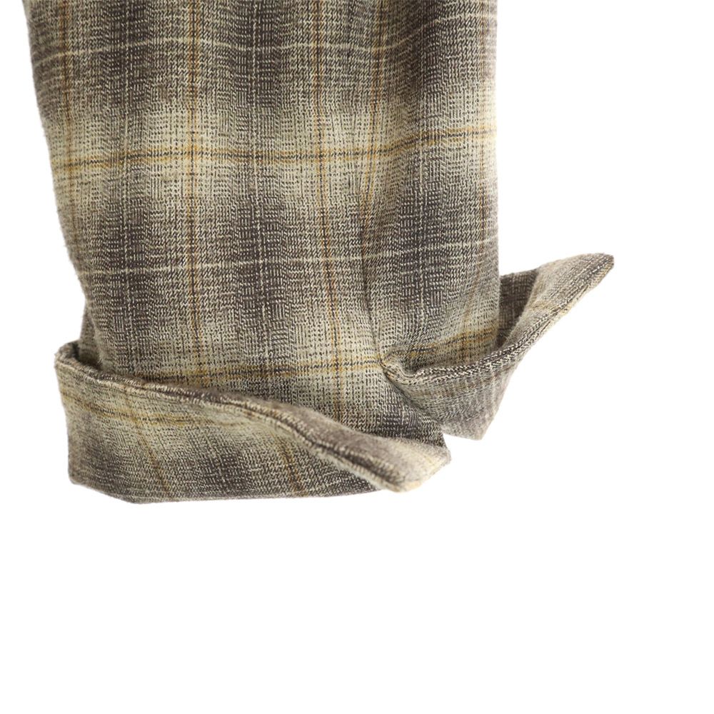 ロペピクニック チェック柄 パンツスーツ 上下 セットアップ 40/38 ブラウン系 ROPE PICNIC レディース