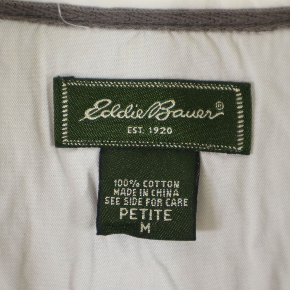 エディーバウアー 長袖 ポロシャツ M グレー系 Eddie Bauer レディース