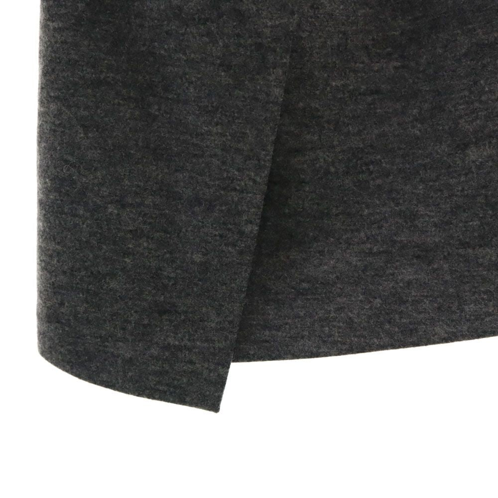 未使用 Mila Owen ミラオーウェン 未使用 長袖 ミニワンピース 1 アイボリー×グレー タグ付き レディース