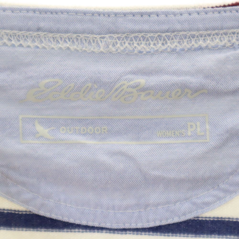 エディーバウアー 7分袖 カットソー PL ホワイト 他 Eddie Bauer ロンT レディース