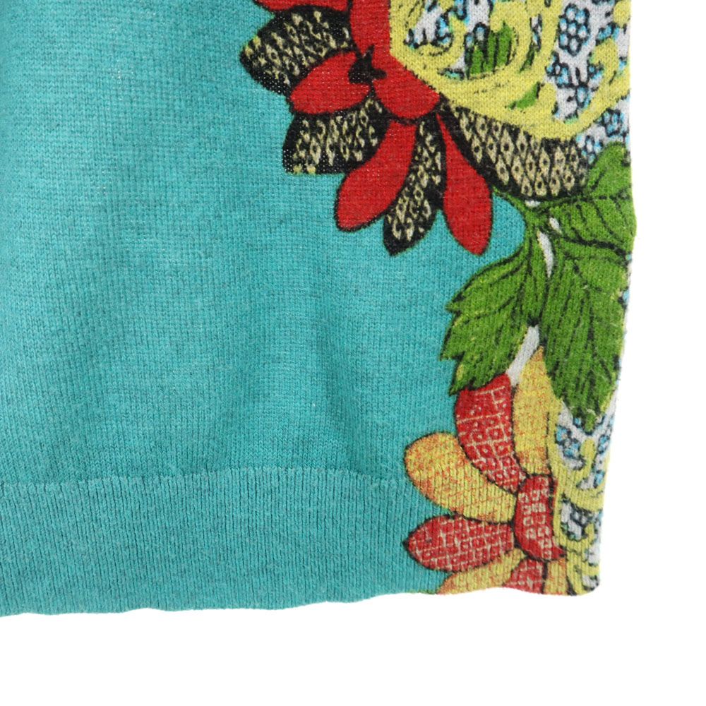 Desigual デシグアル 総柄 長袖 ニット セーター M レディース