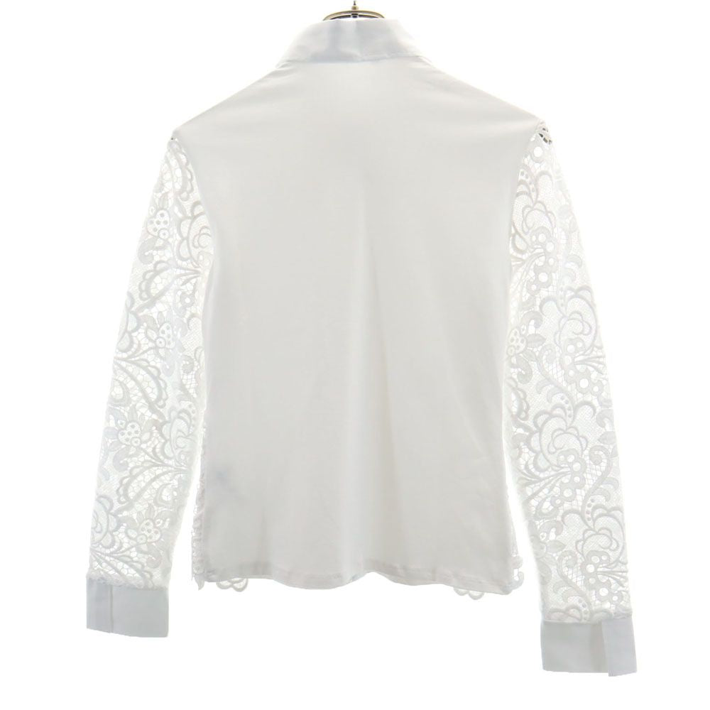 未使用 NARACAMICIE ナラカミーチェ イタリア製 長袖 ブラウス ホワイト タグ付き レディース