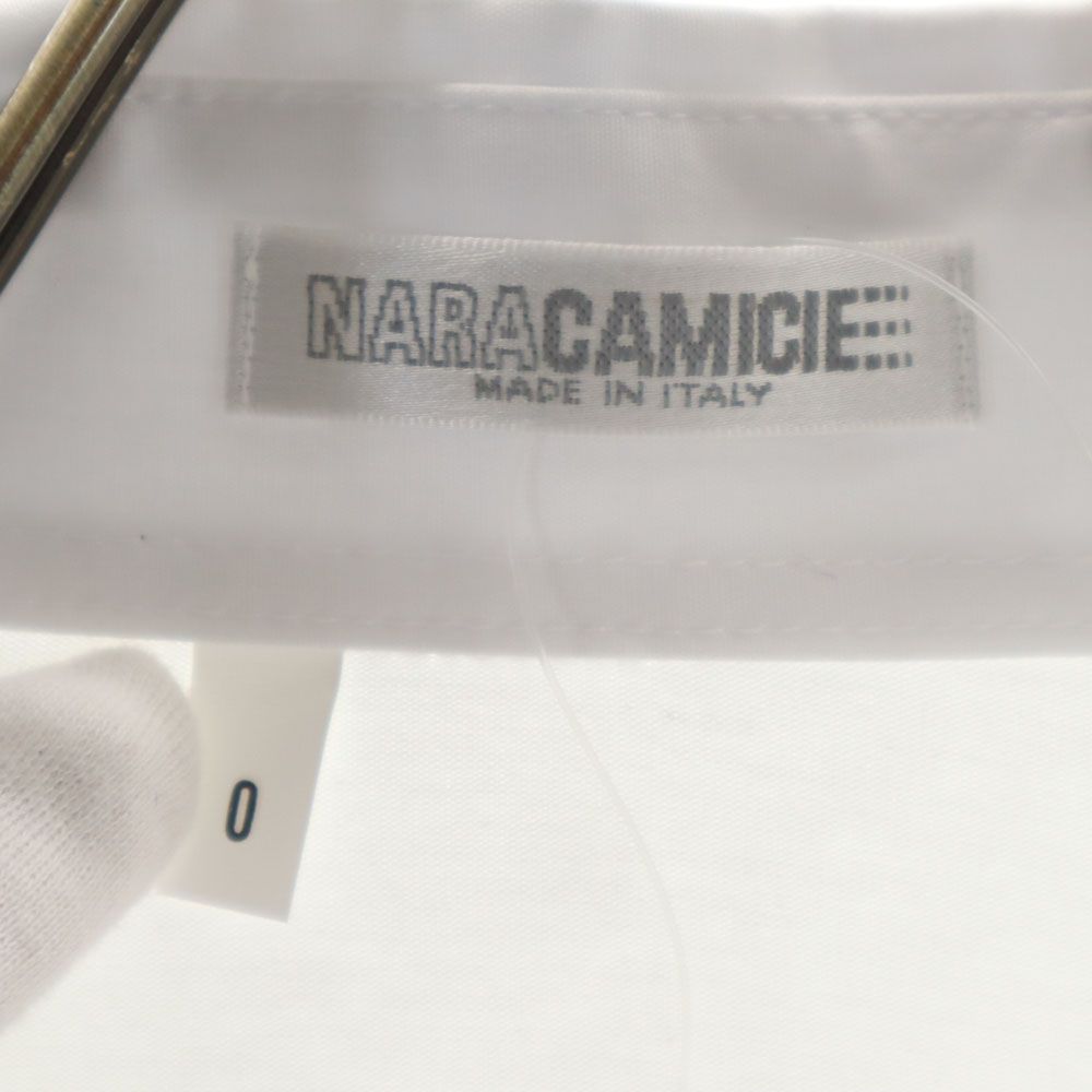 未使用 NARACAMICIE ナラカミーチェ イタリア製 長袖 ブラウス ホワイト タグ付き レディース
