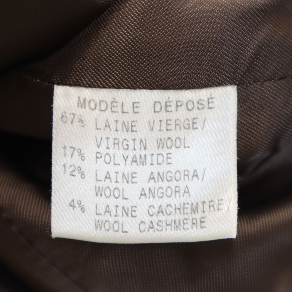 ポールカ ウールジャケット 38 ブラウン PAULE KA レディース