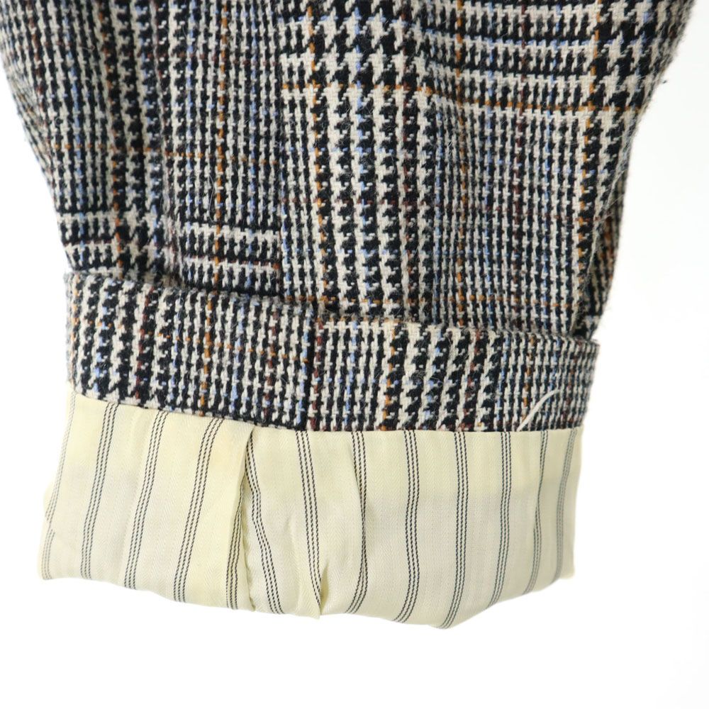 TEMPTATION テンプテーション グレンチェック柄 テーラードジャケット M ベージュ 他 ブレザー メンズ