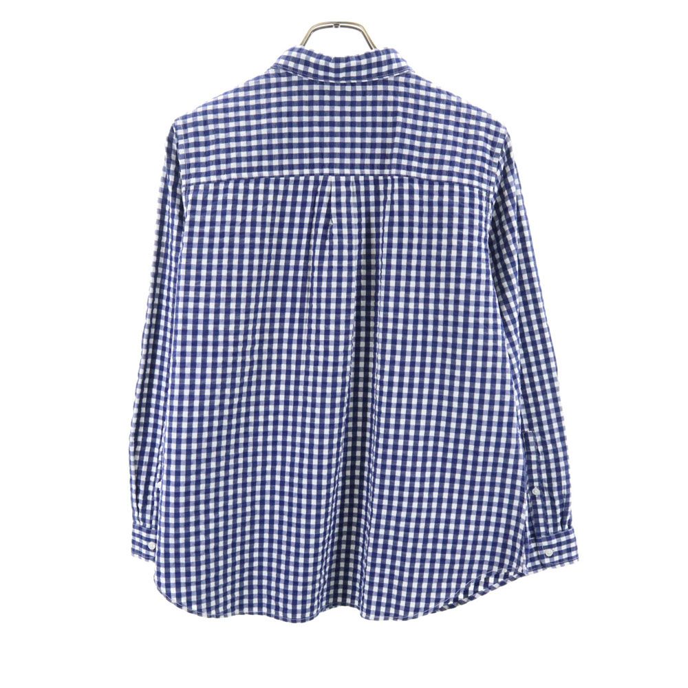 エルエルビーン アウトドア チェック 長袖 シャツ XL ブルー系 L.L.Bean レディース