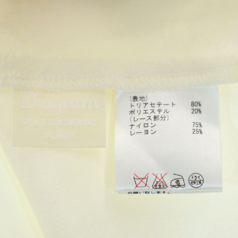 未使用 Diagram ディアグラム 長袖 レース 切替 カーディガン 36 キナリ タグ付き レディース