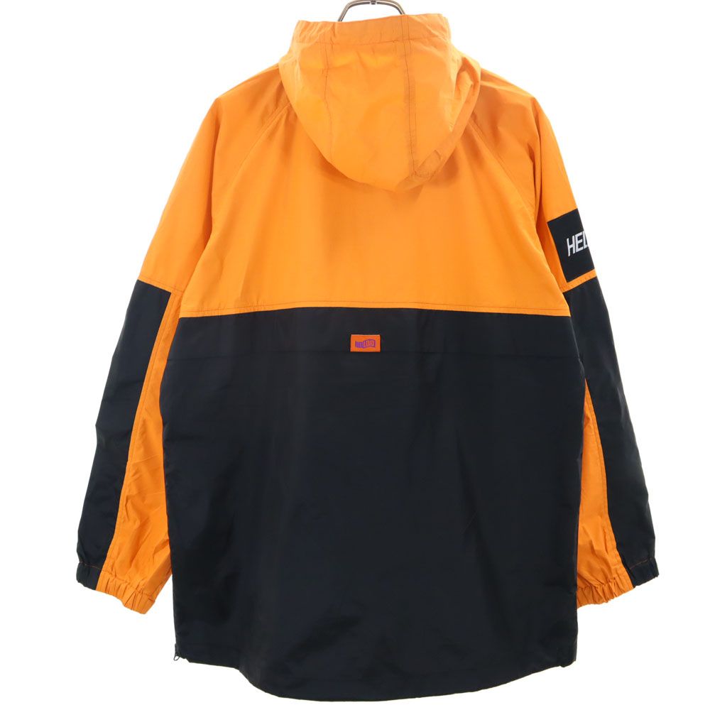 HELLOID ヘルロイド アノラックパーカー M オレンジ 他 メンズ
