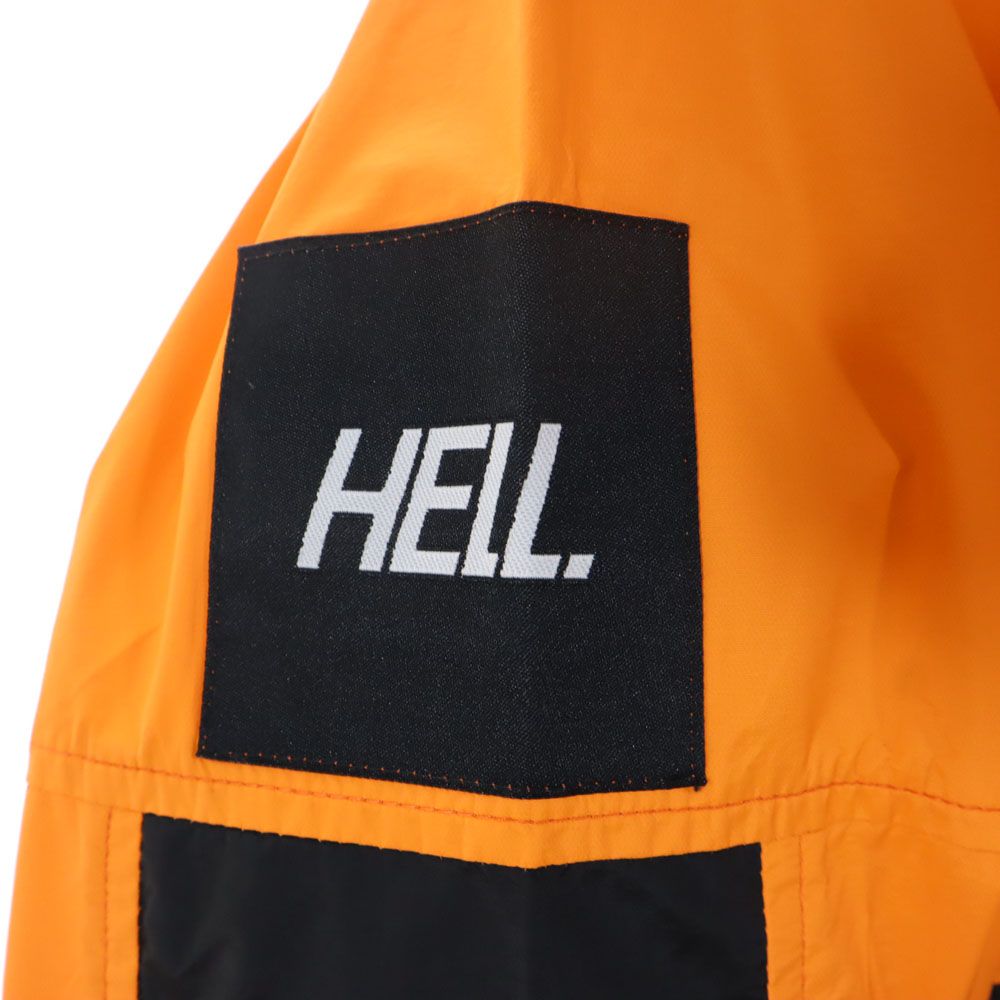 HELLOID ヘルロイド アノラックパーカー M オレンジ 他 メンズ