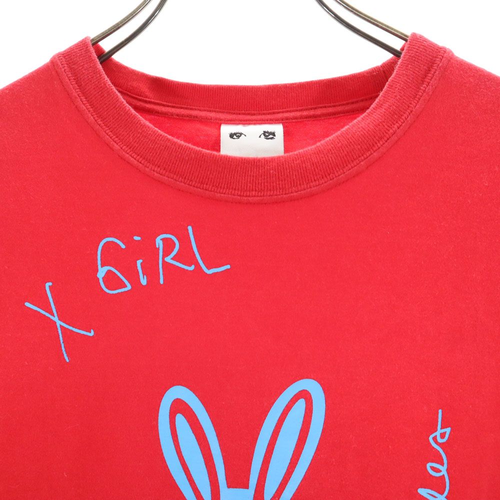 エックスガール 半袖 Tシャツ 1 赤 X-girl レディース