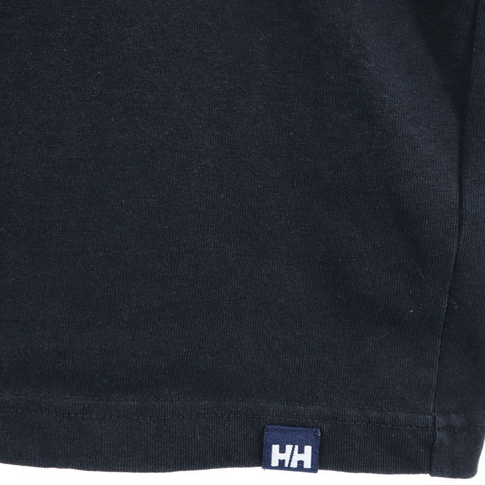 ヘリーハンセン バックプリント 半袖 Tシャツ M ネイビー系 HELLY HANSEN 胸ポケット メンズ