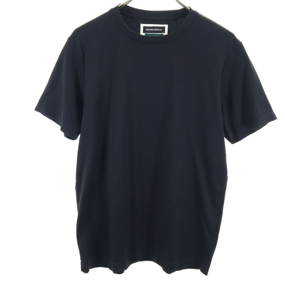 MAISON SPECIAL メゾンスペシャル 日本製 半袖 Tシャツ 44 ブラック メンズ
