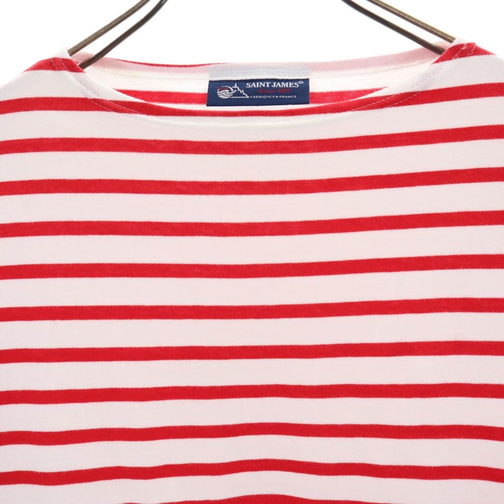 セントジェームス フランス製 ボーダー柄 半袖 Tシャツ 42 ホワイト 他 SAINT JAMES メンズ