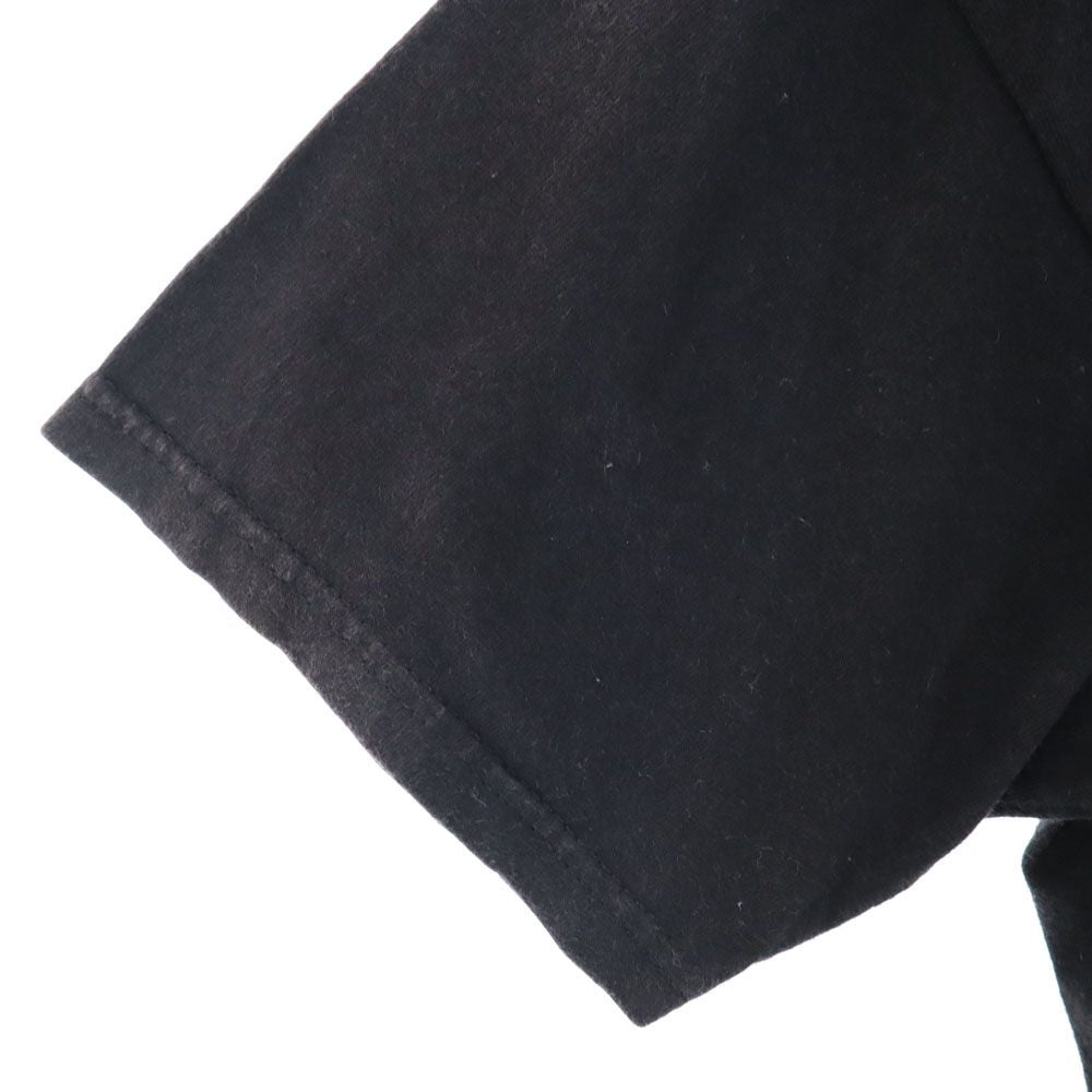 POPAGANDA MNWKA プリント 半袖 Tシャツ M ブラック POPAGANDA MNWKA メンズ