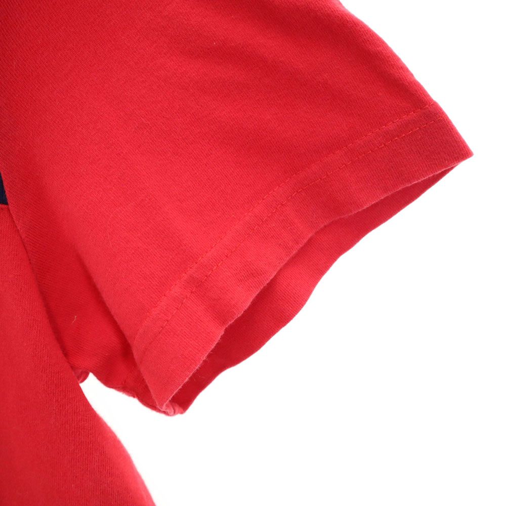 トミーヒルフィガー 半袖 Tシャツ L レッド TOMMY HILFIGER メンズ