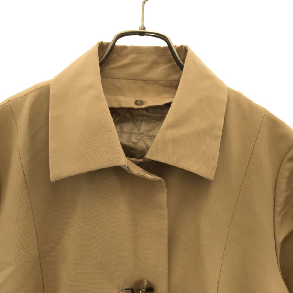 SCAPA スキャパ ライナー コート ベージュ 裏地ペイズリー柄 レディース