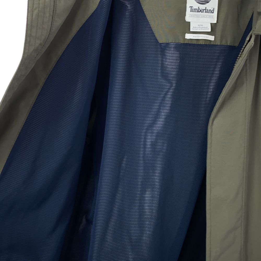 Timberland ティンバーランド ステンカラーコート M カーキ フード メンズ