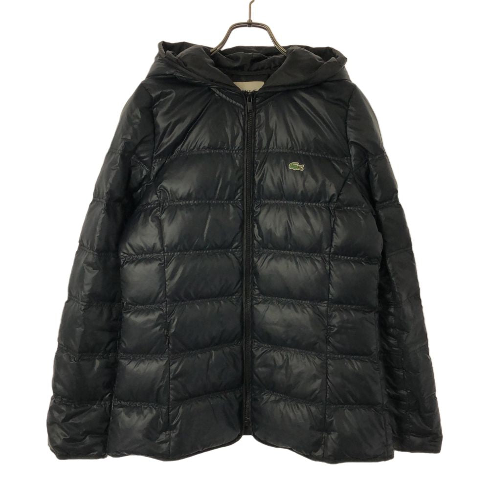 ラコステ 長袖 ダウンジャケット 40 ブラック LACOSTE レディース
