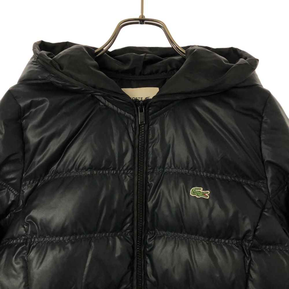 ラコステ 長袖 ダウンジャケット 40 ブラック LACOSTE レディース