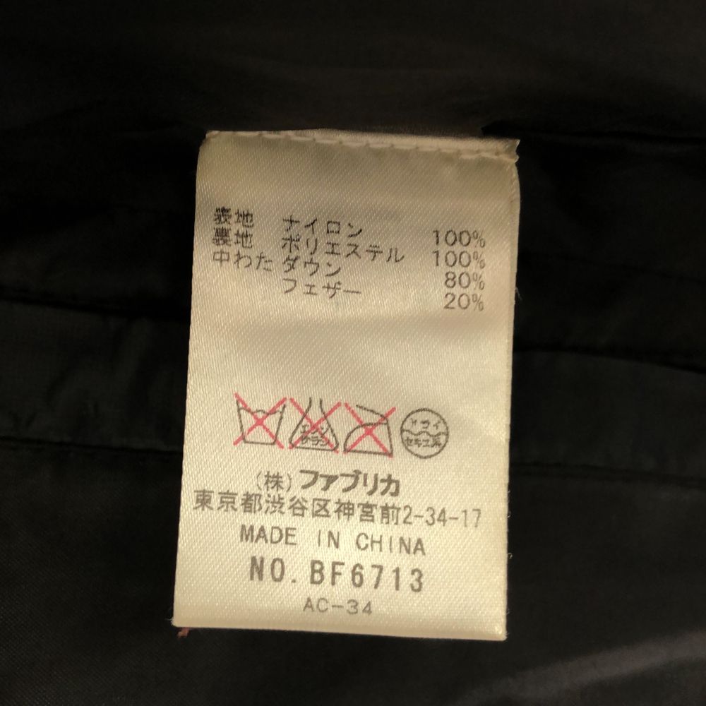 ラコステ 長袖 ダウンジャケット 40 ブラック LACOSTE レディース