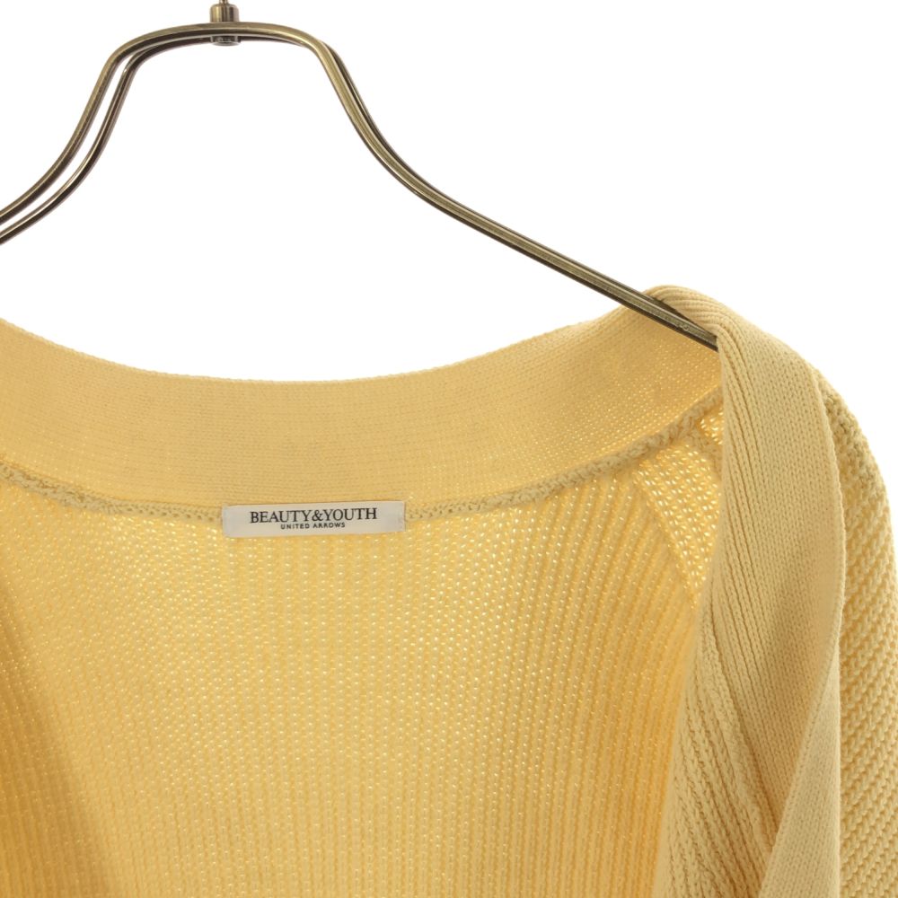 ビューティアンドユース 長袖 ニット カーディガン FREE イエロー系 BEAUTY&YOUTH UNITED ARROWS レディース