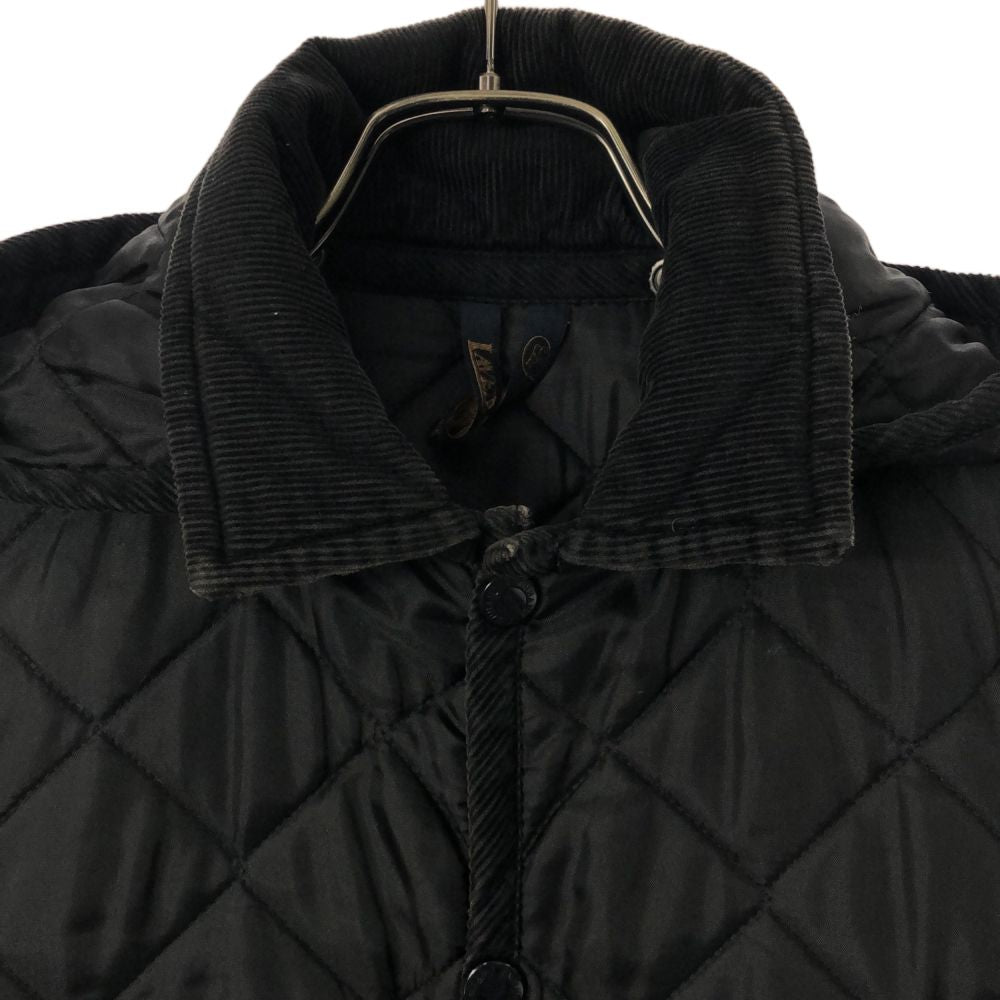 LAVENHAM ラベンハム イギリス製 長袖 キルティングコート 36 ブラック フード付き レディース