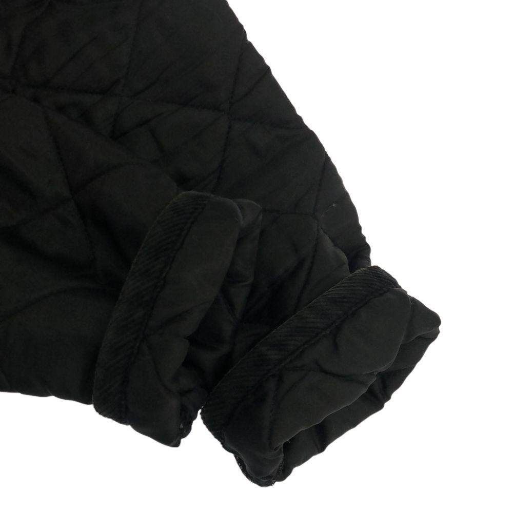 LAVENHAM ラベンハム イギリス製 長袖 キルティングコート 36 ブラック フード付き レディース