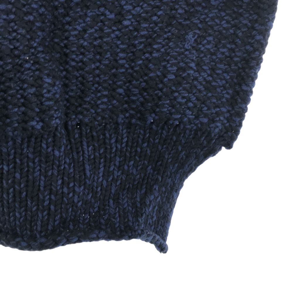 ハウスオブホランド ウール100% 長袖 セーター S ネイビー HOUSE OF HOLLAND ニット レディース