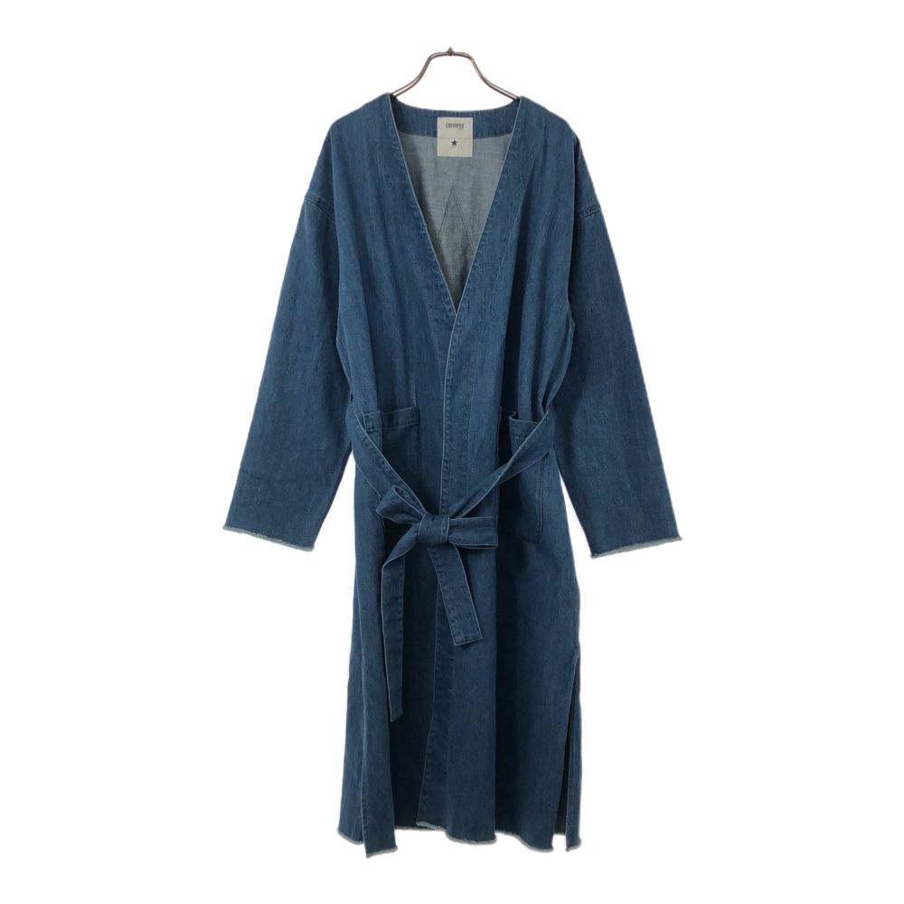 converse TOKYO コンバース トウキョウ 長袖 デニム ガウンコート レディース