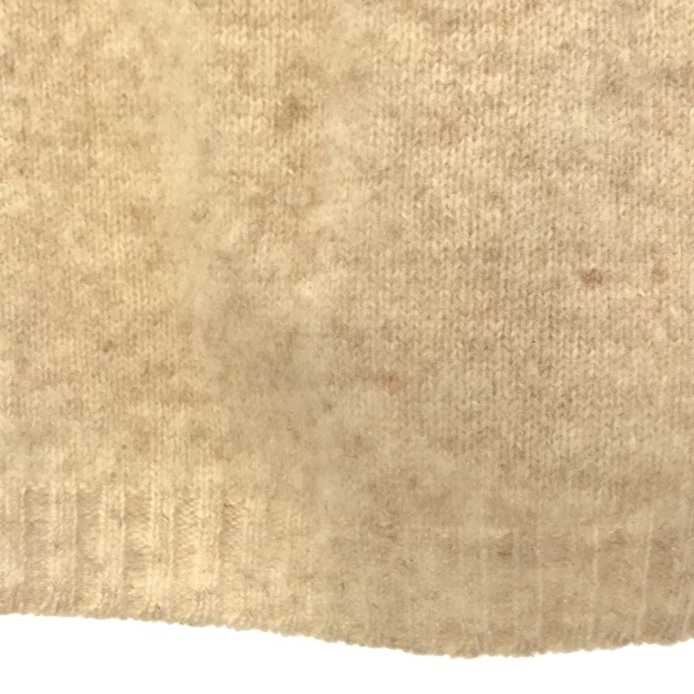 MACPHEE マカフィー Jamiesonsウール 日本製 長袖 ニット S ベージュ セーター レディース