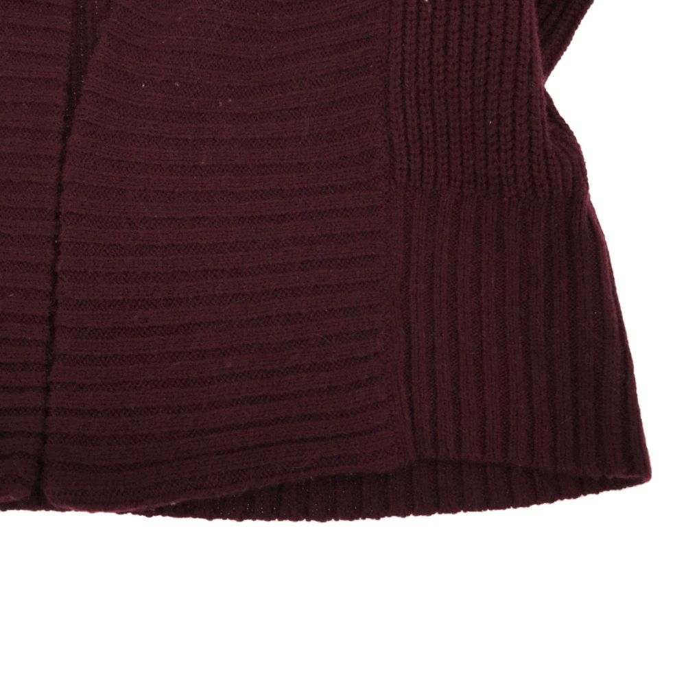 POLO RALPH LAUREN ポロラルフローレン ウールブレンド 長袖 ニット カーディガン S えんじ系 メンズ