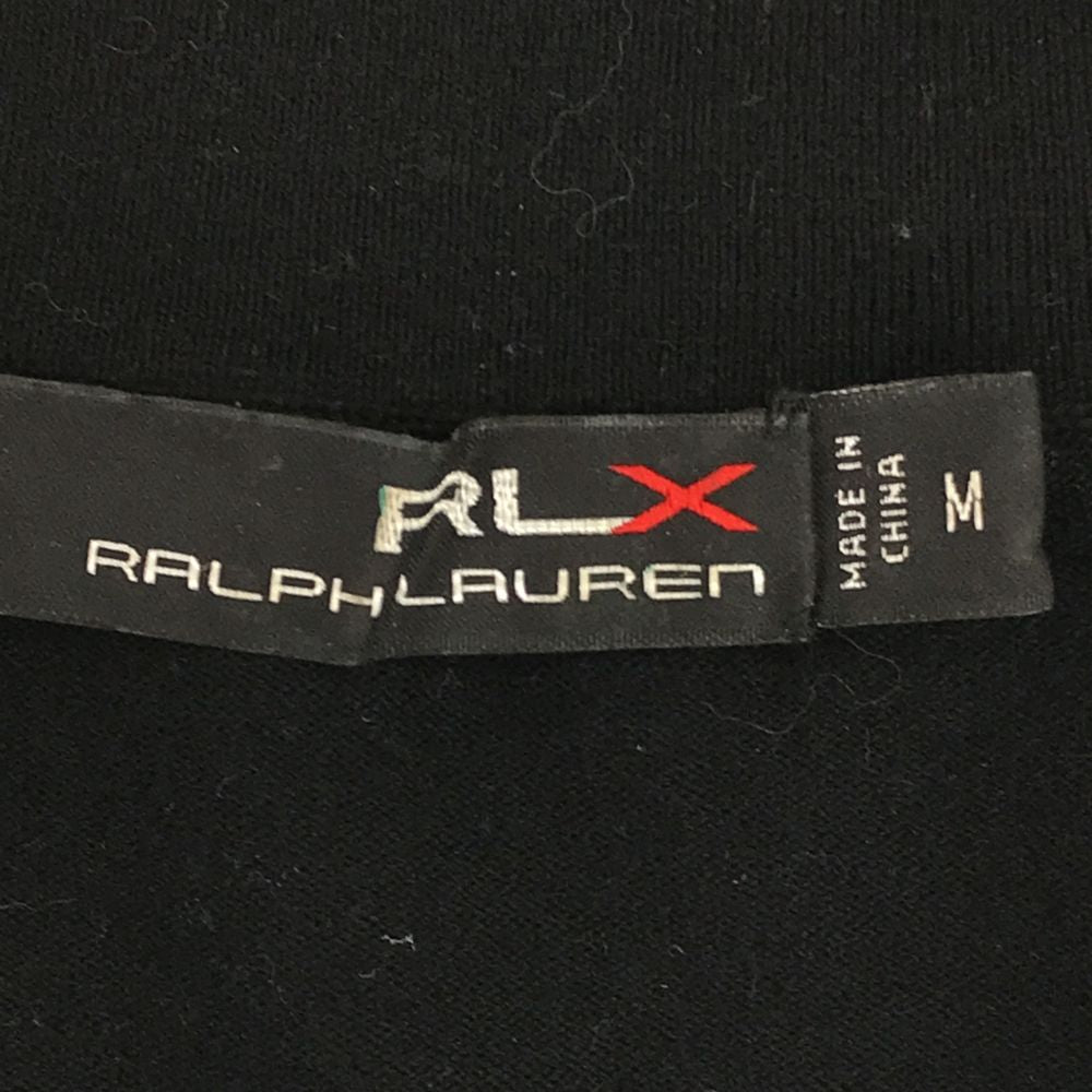RLX Ralph Lauren アールエルエックス ラルフ ローレン ゴルフ 長袖 ダブル ジップパーカー M ブラック系 レディース