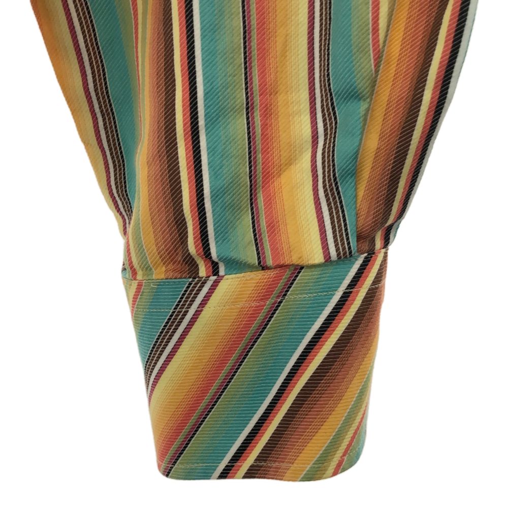 クレイグテイラー USA製 ストライプ 長袖 コットンシャツ L Craig Taylor メンズ