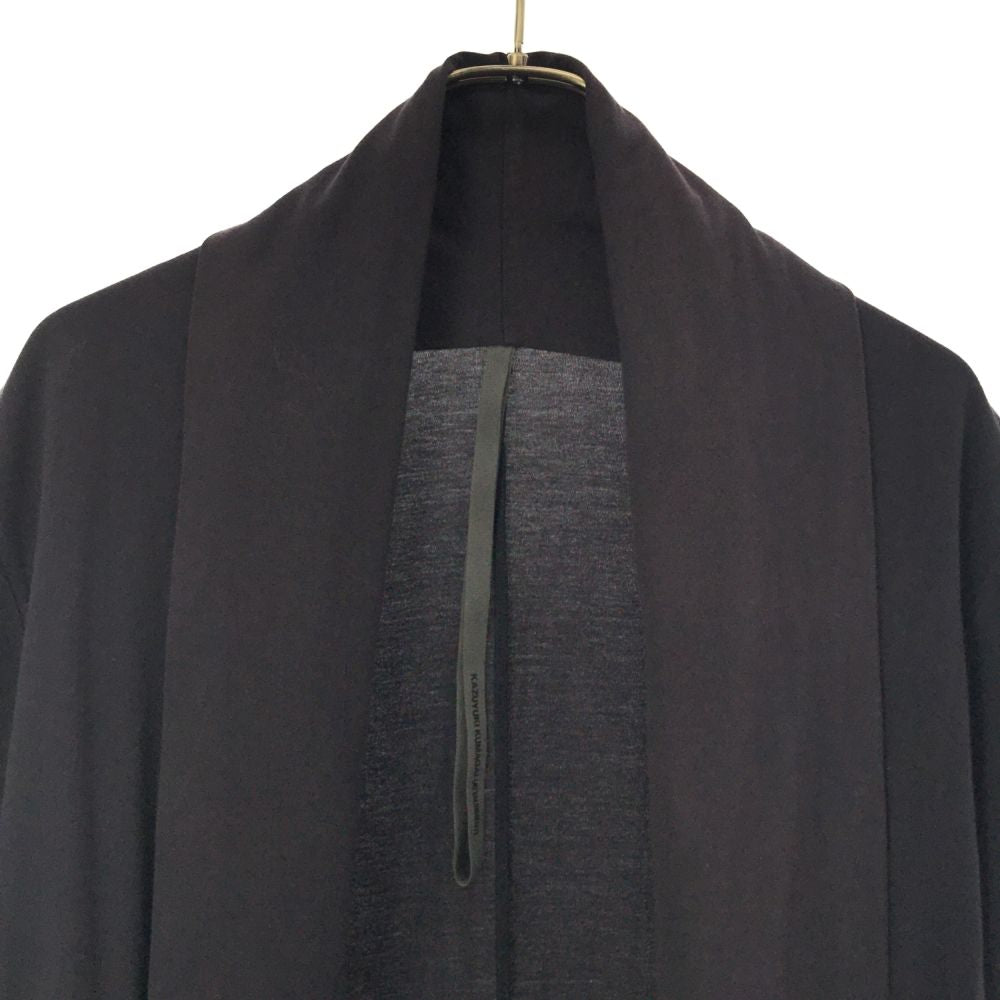 カズユキクマガイアタッチメント 日本製 長袖 ストール ジャケット 1 ネイビー KAZUYUKI KUMAGAI ATTACHMENT 天竺 メンズ