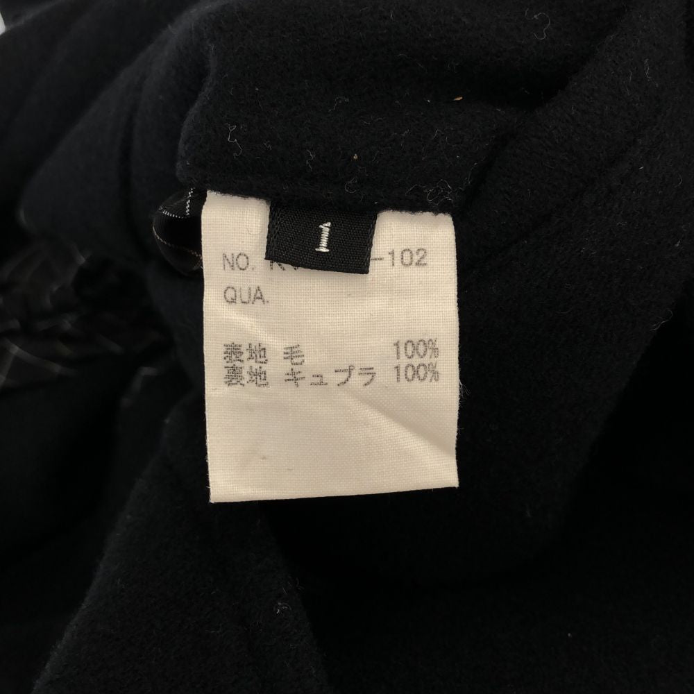 KIIT キート 日本製 ベルト ウールコート 1 ブラック メンズ